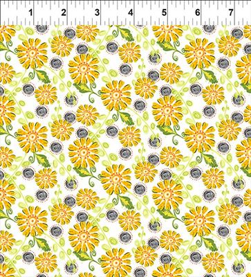 Petit Jardin- Flower & Dot- Yellow